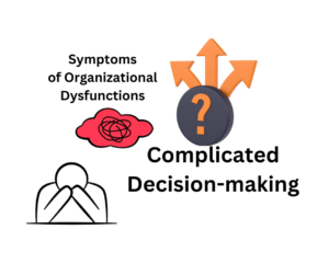 organizational dysfunction Blog Post Series: Symptoms of Organizational Dysfunction Dysfuntions Decision making 300x251
